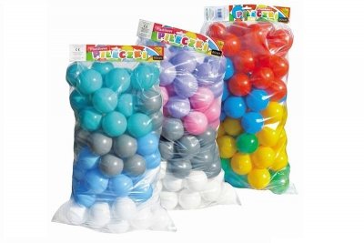 BĄCZEK / TUPIKO Piłeczki basenowe 80szt BĄCZEK 03275