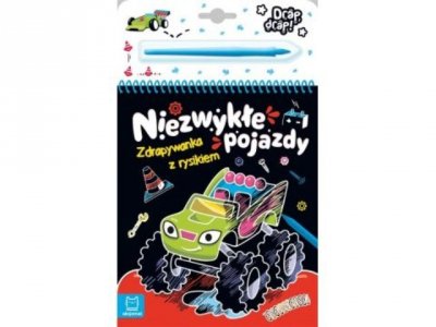 AKSJOMAT Zdrapywanka z rysikiem Niezwykłe pojazdy 32670