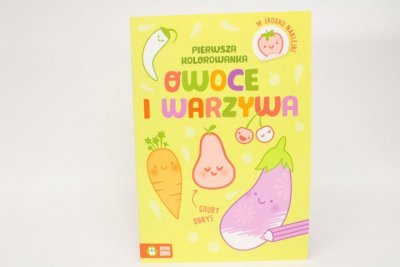ZIELONASOWA Pierwsza kolorow.Gruby obrys Owoce 58.11.1 09727