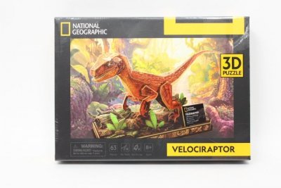 DANTE Cubic Fun puzzle 3D Velociraptor DS1053 00534