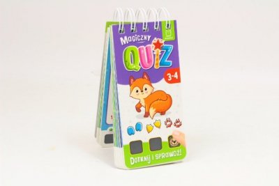 AKSJOMAT Magiczny quiz z liskiem Dotknij i sprawdź3-4 37316
