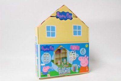 PRO-EXIMP Peppa domek kart.+filcowe fig.do kolor. 66516
