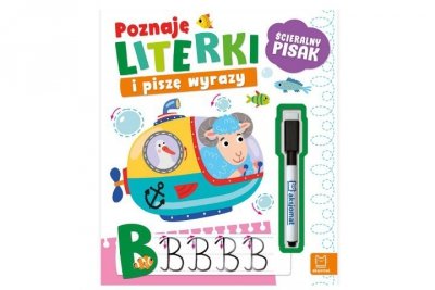 AKSJOMAT Poznaje literki i pisze wyrazy Ścier.pisak 37491
