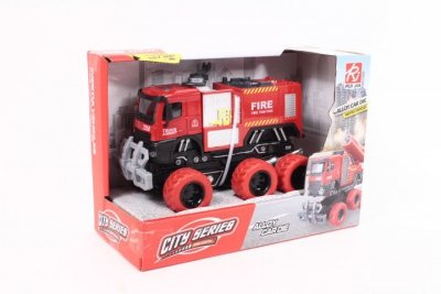 MZ-IMPORT Straż pożarna pojazd 6-koł św/dźw RJ6961-2 07190