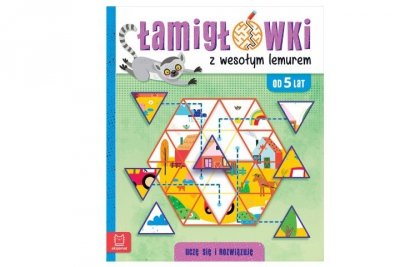 AKSJOMAT Uczę się i rozw.5+ Łamigł.z wesołym lemurem 35237