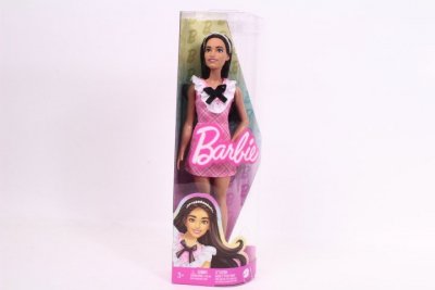 MATTEL Barbie lalka Fasionistas różowa kratka HJT06 /6