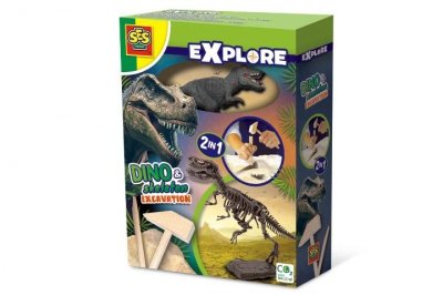SES CREATIVE SES Skamielina dinozaura 2w1 Trex 25092 50928