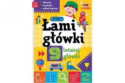 AKSJOMAT Łamigłówki 9-letniej główki Labirynty, krzyż.39303