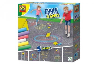 SES CREATIVE SES Gry kredowe 5w1 02207 22075