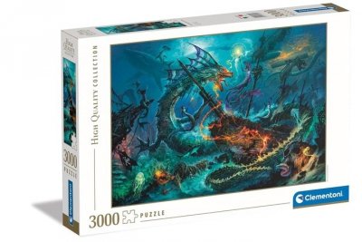 CLEMENTONI - PUZZLE CLE puzzle 3000 HQ The Underwater Battle 33023
