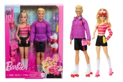 MATTEL Barbie lalka + Ken na wrotkach HXK90 /4