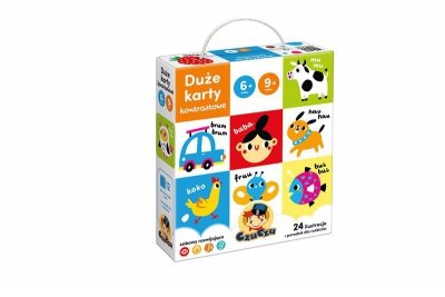 CzuCzu CzuCzu Duże karty kontrast.d/dzieci 6-9mies 62671
