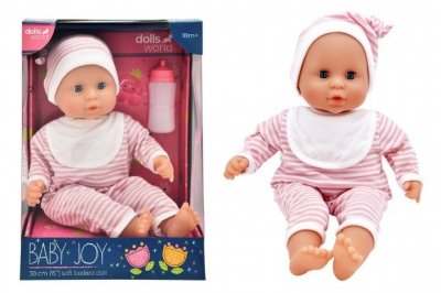 DANTE DollsWorld lalka Joy 38cm ubr.w paski 78310