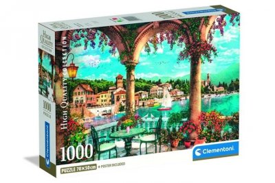 CLEMENTONI - PUZZLE CLE puzzle 1000 Compact BalconyViewOfLakeCom.39930