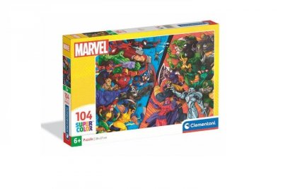 CLEMENTONI - PUZZLE CLE puzzle 104 SuperKolor Marv 25061