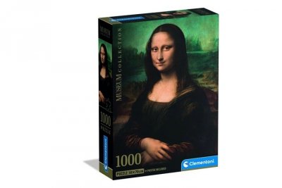 CLEMENTONI - PUZZLE CLE puzzle 1000 CompactMus.Leonardo Gioconda 37094
