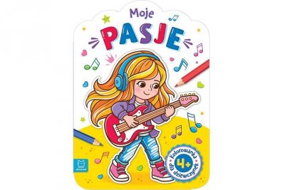 AKSJOMAT Kolorowanka dla dziewczynek Moje pasje 41406