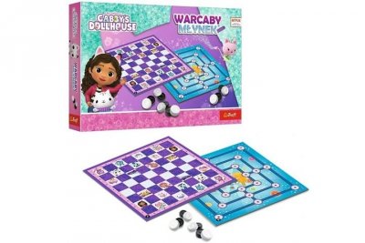 TREFL GRA Warcaby i Młynek Gabbys Dollhouse 02800