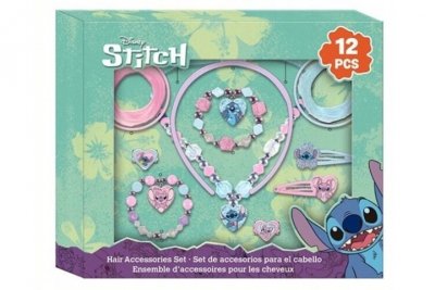 KIDS EUROSWAN HISZPANIA Stitch zest akces i biżut.do włosów 90588
