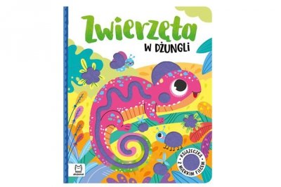 AKSJOMAT Zwierzęta w dżungli Książecz.z miękkim filc.39563