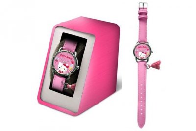 KIDS EUROSWAN HISZPANIA Hello Kitty zegarek z paskiem HK50039 32144