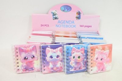 GAZELO Notes z kotkiem 24szt/disp Z10346 82996
