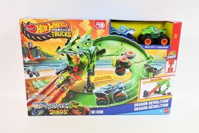 MATTEL HW MT Smoczy wyścig zestaw z autkami JFR06 /2