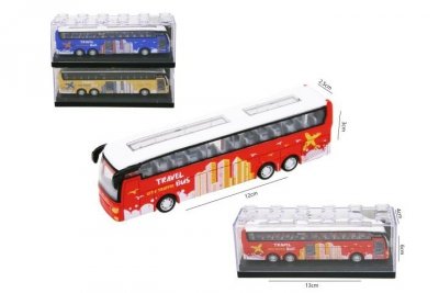 HIPO Autobus 12cm w pudełku 2rodz 6kol HX230 52831