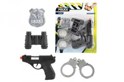 OMEGA TOYS Zest.policjanta kajdanki+lornet.14150A 41504