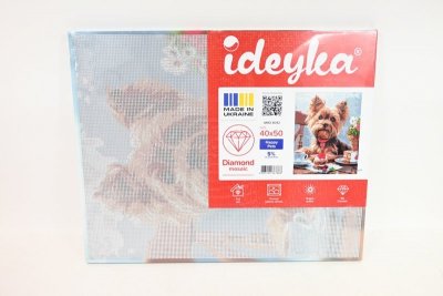 ART ACTIVE Diament.mozaika 40x50 Podwiec.z yorkiem 67888