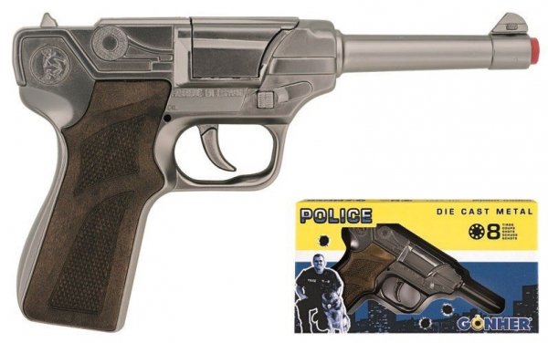 Pulio Pistolet policyjny GONHER 124/0 metalowy
