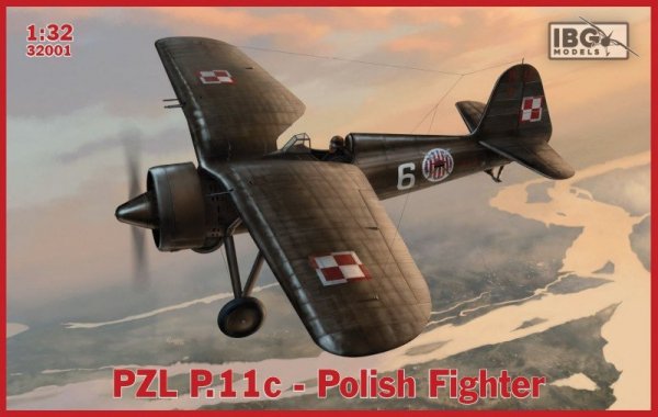 Ibg Plastikowy model do sklejania PZL P.11c Polish Fighter 1/32