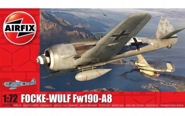Airfix Model do sklejania Focke Wulf Fw190A 8