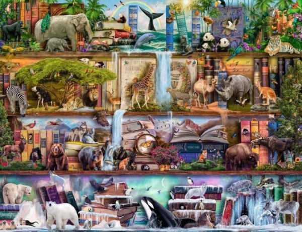 Ravensburger Polska Puzzle 2000 elementów Świat zwierząt