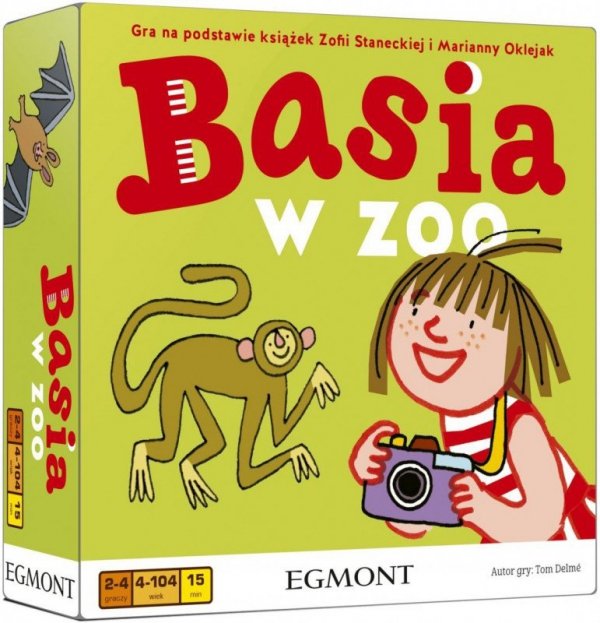 Egmont Gra Basia w Zoo. Gra Planszowa