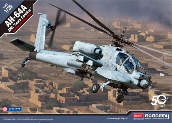 Academy Model do sklejania AH-64A ANG South Carolina 1/35