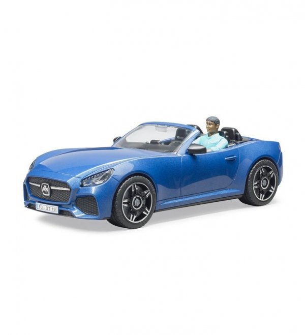 BRUDER Auto Roadster niebieskie z wyjmowaną figurką