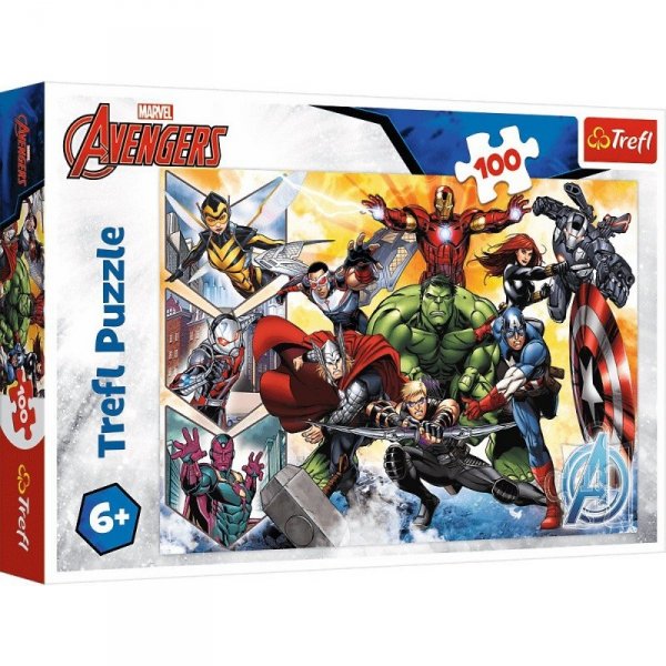 Trefl Puzzle 100 elementów Avengers Siła Avengersów
