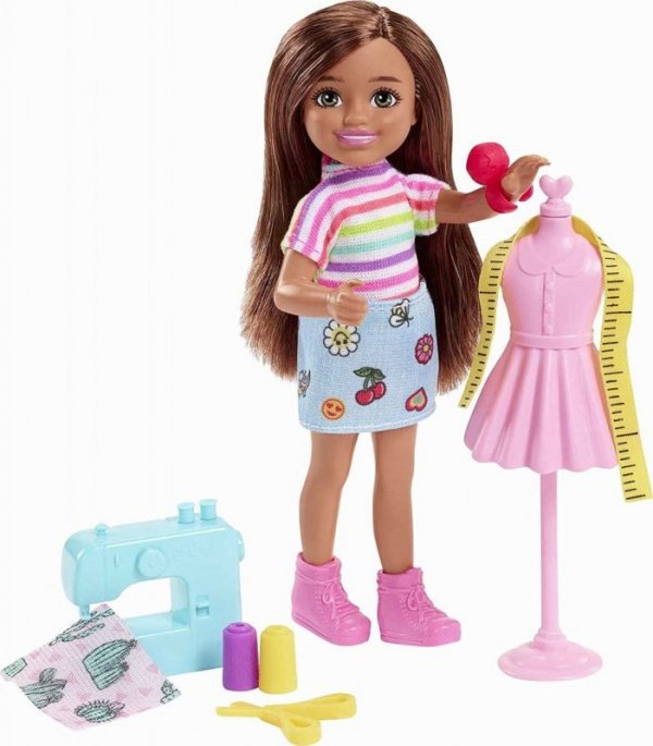 Mattel Lalka Barbie Chelsea Możesz być Kariera Projektantka mody