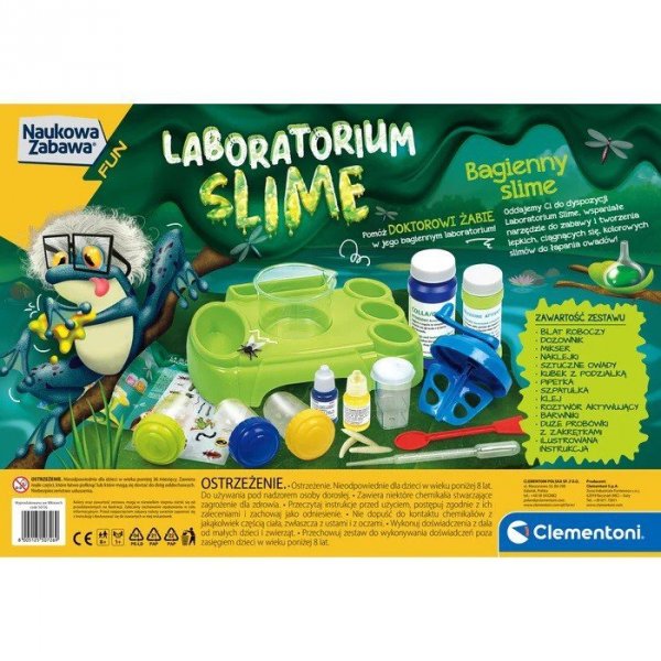 Clementoni Zestaw edukacyjny Laboratorium Slime