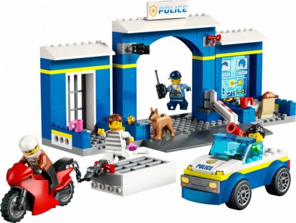 LEGO Klocki City 60370 Posterunek policji - pościg
