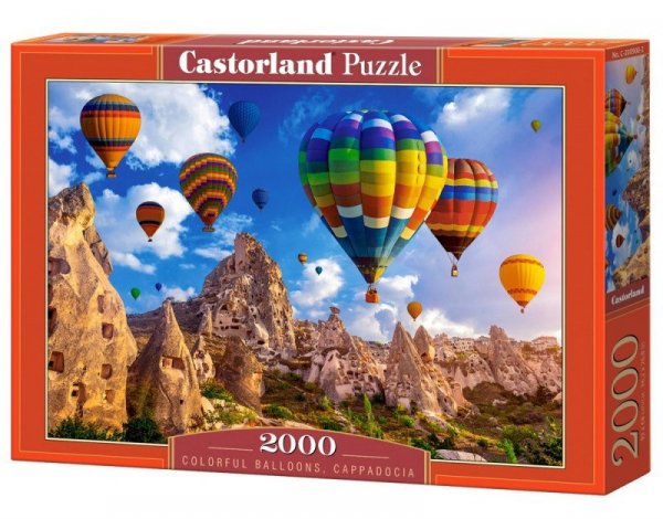 Castor Puzzle 2000 elementów Kolorowe balony Kapadocja