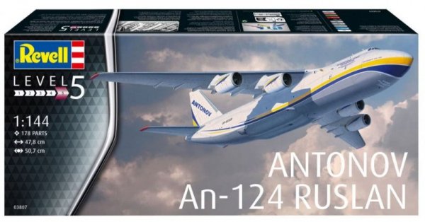 Revell Model plastikowy Antonov AN-124 Ruslan 1/144