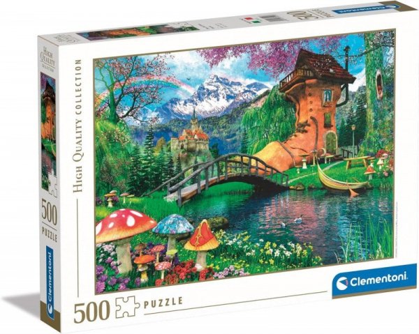 Clementoni Puzzle 500 elementów High Quality The Old Shoe House