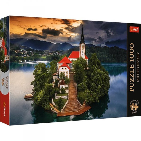 Trefl Puzzle 1000 elementów Premium Plus Jezioro Bled Słowenia