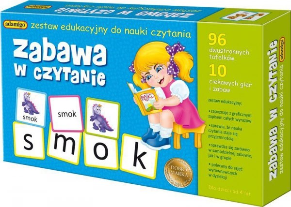 Adamigo Zestaw Edukacyjny Zabawa W Czytanie