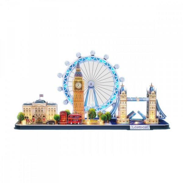 Cubic Fun Puzzle 3D City line - Londyn led