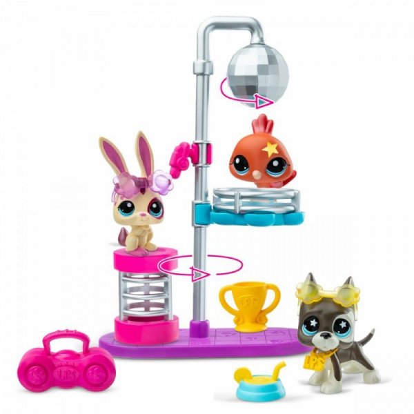 Tm Toys Zestaw figurek Littlest Pet Shop G7 S3 Disco z 3 figurkami