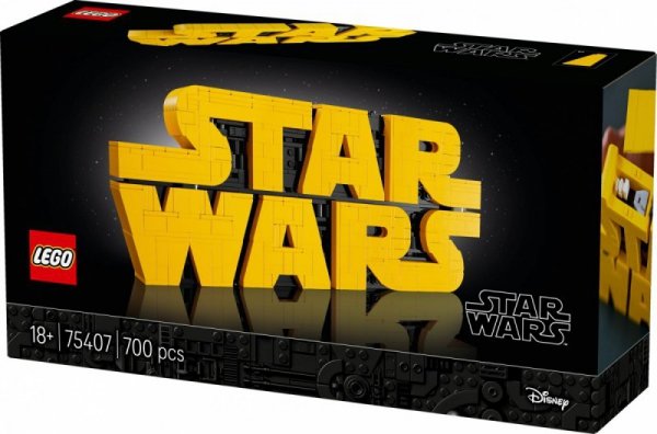 LEGO Klocki Star Wars 75407 Logo Star Wars zbudowane z klocków