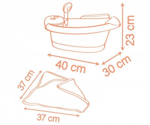 Smoby Wanienka z hydromasażem Baby Nurse